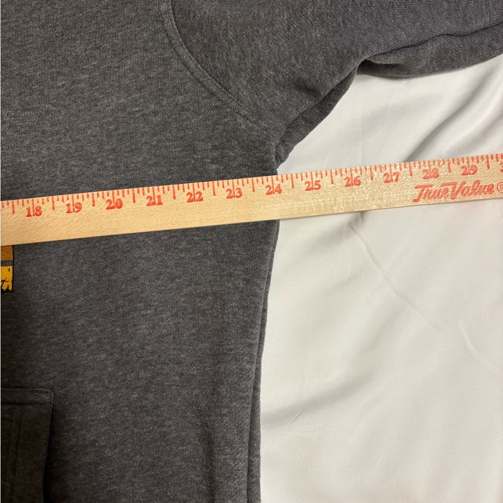 Kings Camo Deer Graphic Hoodie Men’s M Gray Outdoor Hunting Pullover - Picture 5 of 8